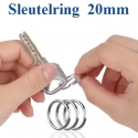 Sleutelring-20mm-Metaal